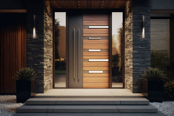 modern front door