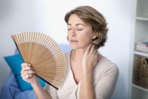 heat gain in woman's home