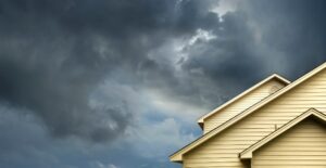 Storm Clouds Over House