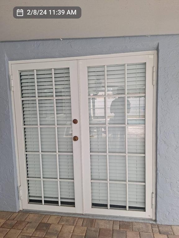 Before Sliding Glass Door Install