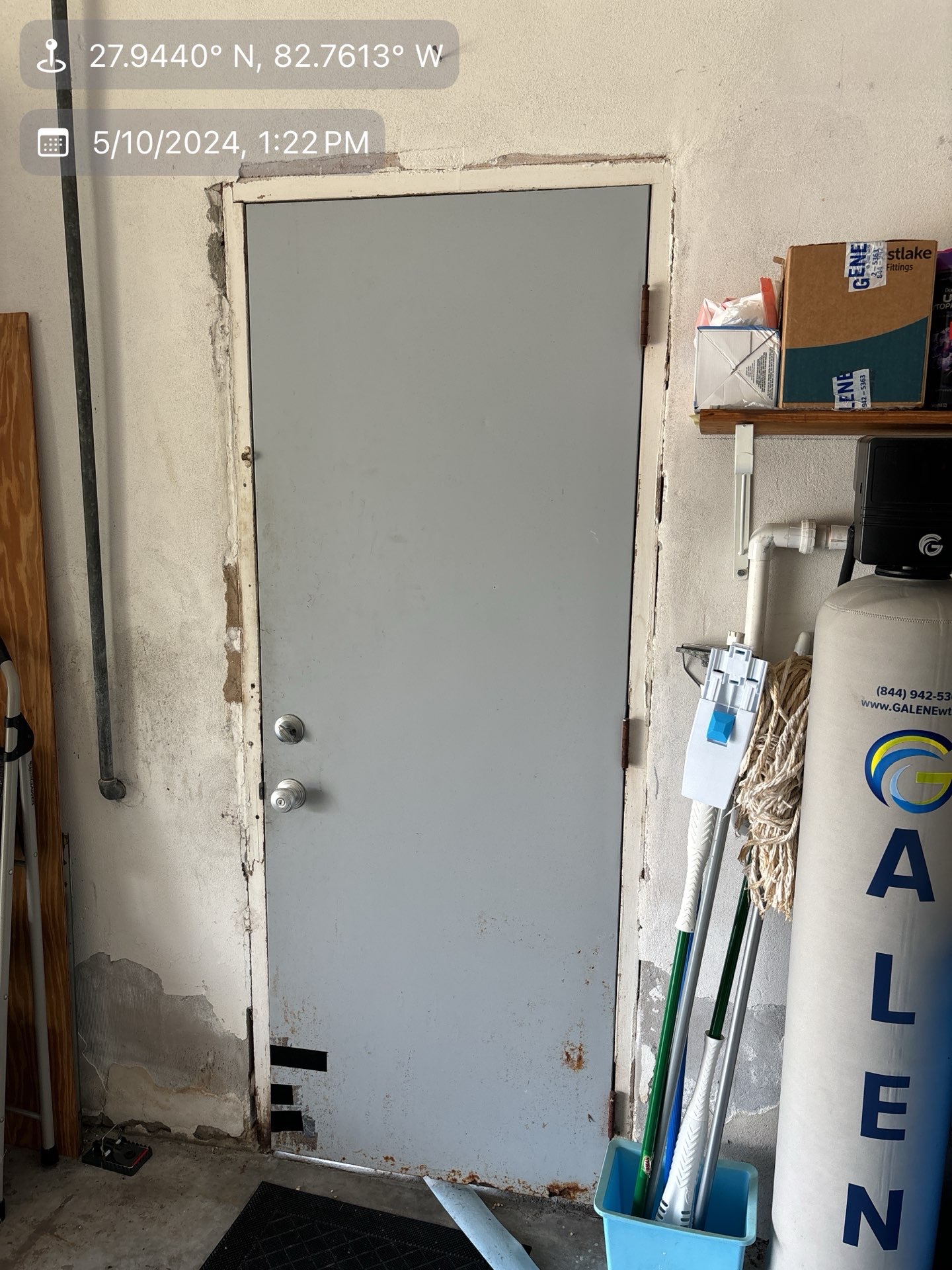 Before Garage Door Install