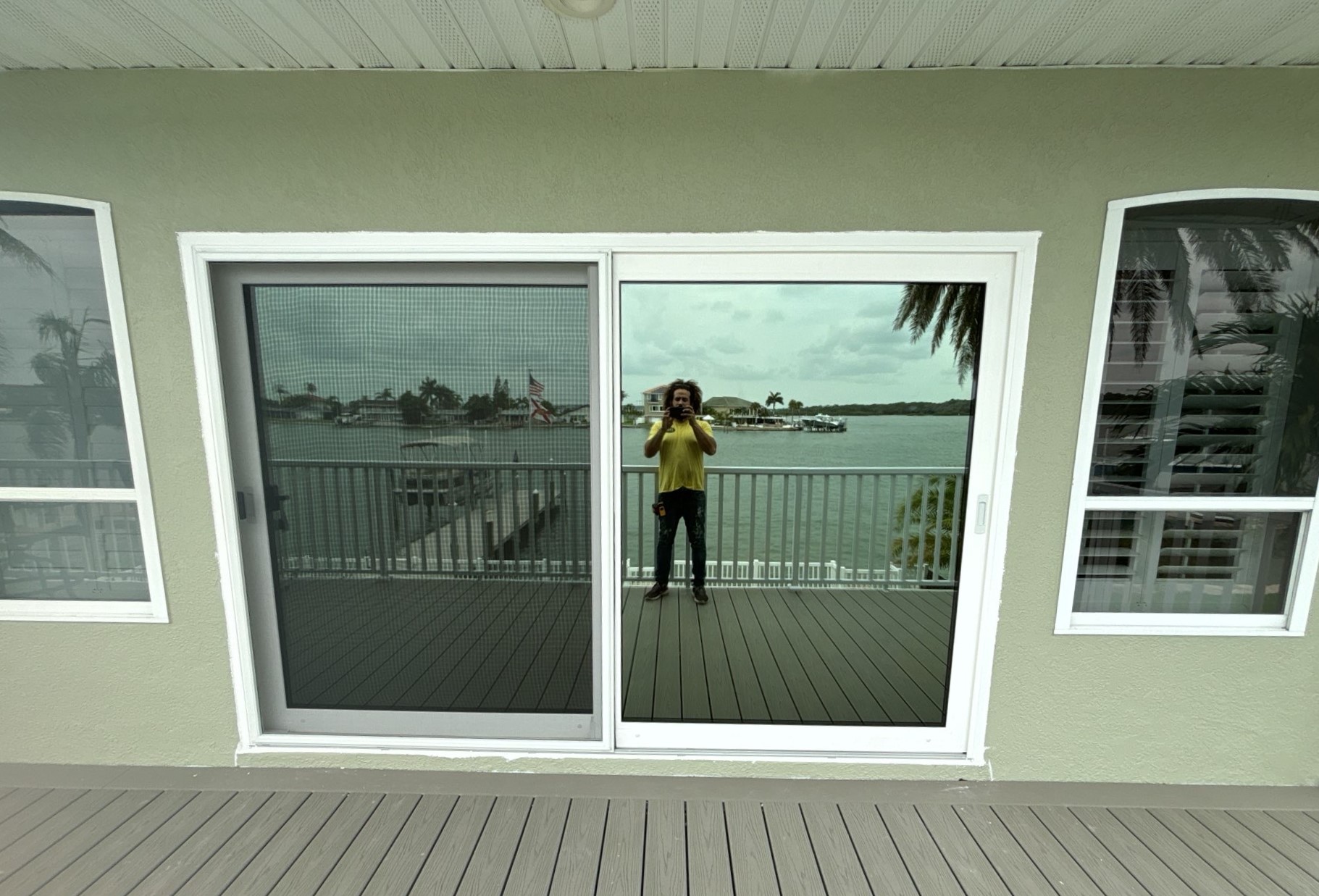 After Sliding Glass Doors Install